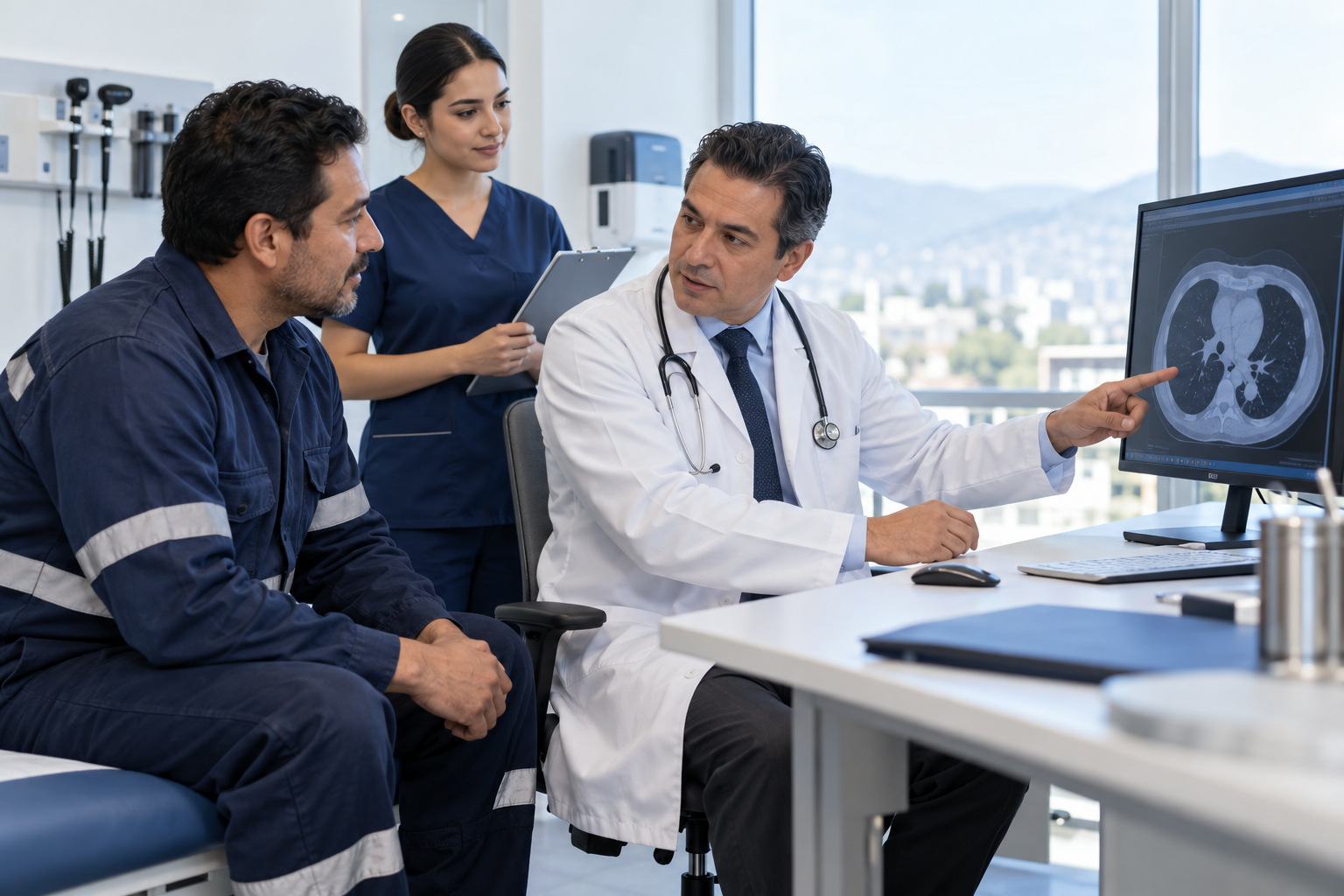 Consulta con un médico especialista y coordinación del seguimiento del paciente